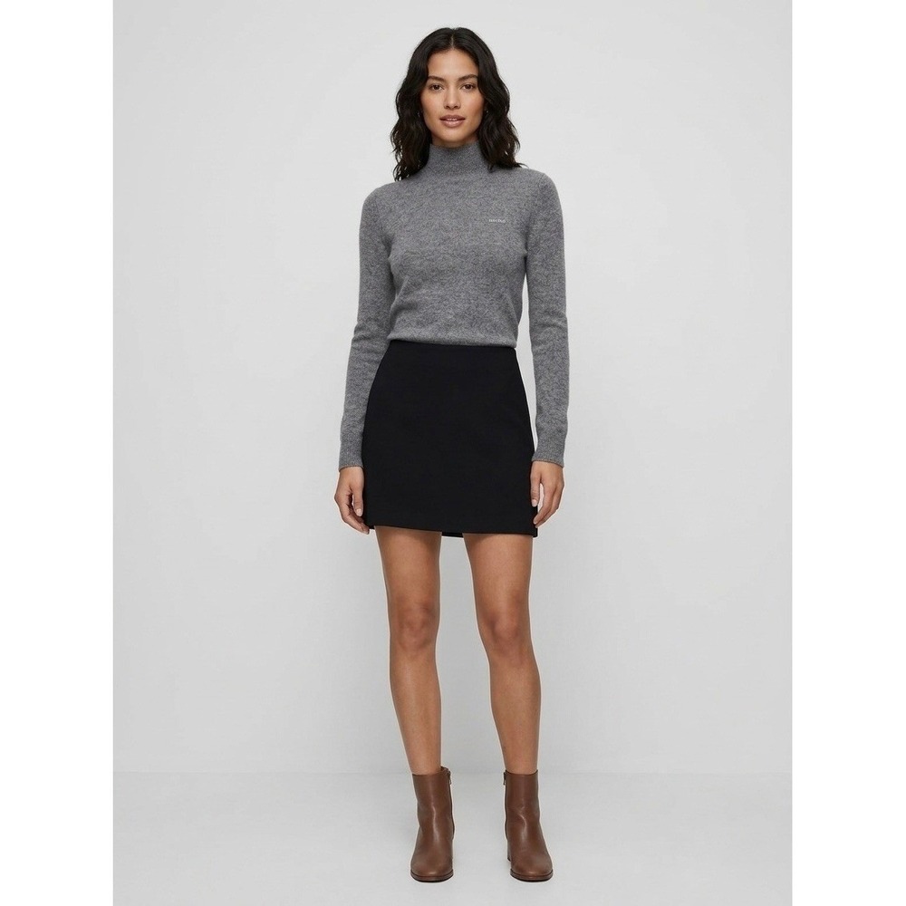 Wilfred Black Mini Skirt
